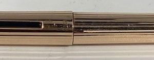 Stylo plume ST DUPONT PARIS LIGNE CLASSIQUE 1980's plume or 18k