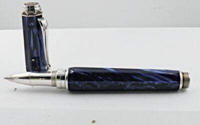 Stylo bille MONTEGRAPPA EMBLEMA BLEU ARGENT 925 – Image 4