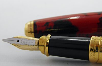 Stylo plume ST DUPONT OLYMPIO 1990'S Laque & pierre d'onyx – Image 2