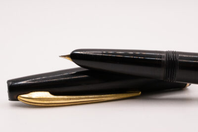 Stylo plume BAYARD 30 Celluloid noir & plume or 1940's – Image 2