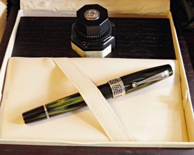 Stylo plume MONTEGRAPPA EXTRA 1930 Vert marbré – Image 6