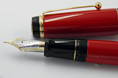 Gros stylo plume PILOT CUSTOM URUSHI LAQUÉ ROUGE 2000's – Image 7