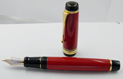 Gros stylo plume PILOT CUSTOM URUSHI LAQUÉ ROUGE 2000's – Image 3