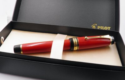 Gros stylo plume PILOT CUSTOM URUSHI LAQUÉ ROUGE 2000's – Image 2