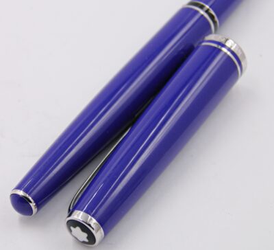 Stylo bille MONTBLANC Génération bleu 1980's – Image 2