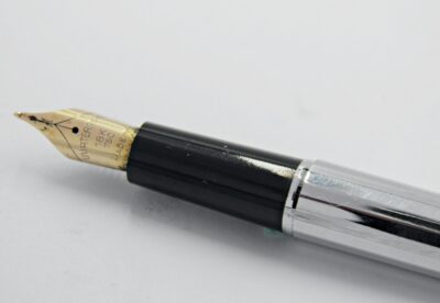 Stylo plume WATERMAN Torsade Grand modéle chromé 1970's – Image 3