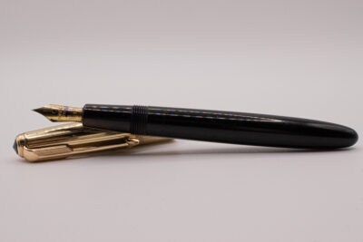 Stylo plume Lady PARKER 1948 plume or 18k capuchon lignes "La Plume" – Image 4