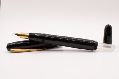 Stylo plume MAURIC Sac accordéon neuf plume or 18k 1940's – Image 2