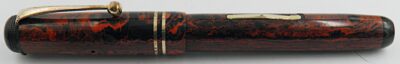 Stylo plume Anonyme ébonite mottled 1930's plume flex