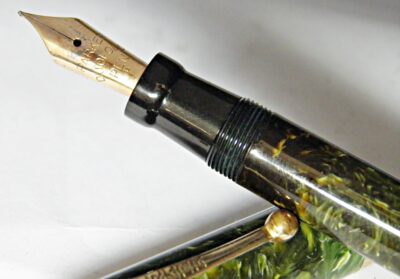 stylo plume Parker Duofold Junior vert jade 1920's USA – Image 5