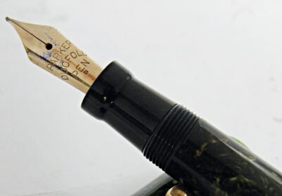 stylo plume Parker Duofold Junior vert jade 1920's USA – Image 4