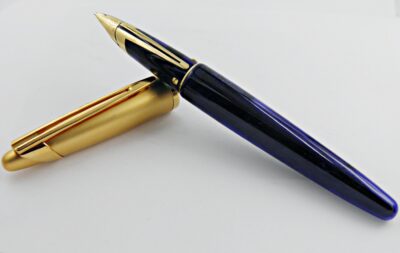 Stylo plume WATERMAN EDSON BLEU TRANSLUCIDE 2000'S – Image 5