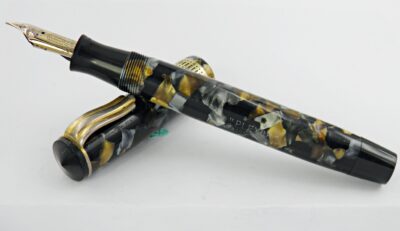 Magnifique, rare & gros stylo plume PLEXOR Fab Parker 1940's – Image 3
