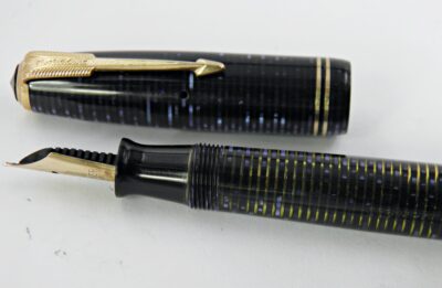 Parker vacumatic Bleu Azur USA 1940's Superbe transparence – Image 6