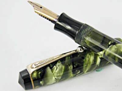 Stylo plume PARKER CHALLENGER Green marble 1940's USA – Image 4