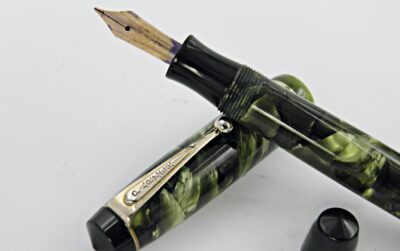 Stylo plume PARKER CHALLENGER Green marble 1940's USA – Image 2