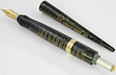 Stylo plume de table PARKER VACUMATIC Golden arrow – Image 2