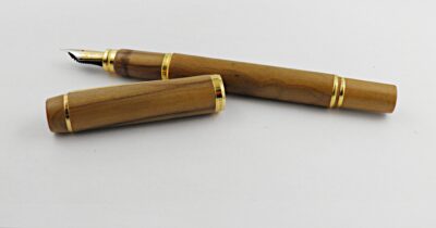 Stylo plume MAN 100 BOIS d'olivier 1990's État neuf ! – Image 5