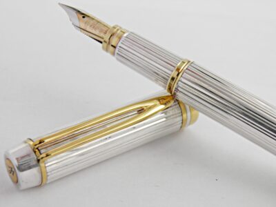 Stylo plume Waterman MAN 100 ARGENT MASSIF Flexible 1980's – Image 5