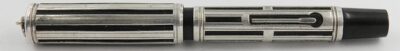 Stylo plume LADY NIGHT AND DAY ARGENT MASSIF 1920's