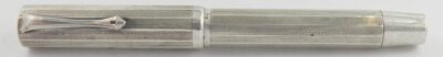 Stylo plume NORMA GARMANY à 10 facettes Argent Massif 1930's