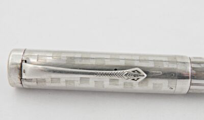 Stylo plume EDACOTO ARGENT MASSIF 1930's Flexible – Image 6
