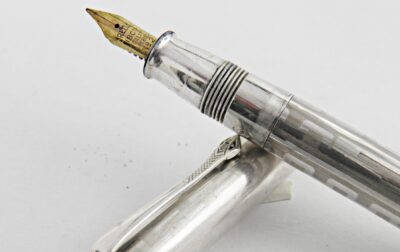 Stylo plume EDACOTO ARGENT MASSIF 1930's Flexible – Image 4