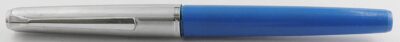 Stylo plume PELIKAN P12 SILVEXA BLEU & ACIER 1970's