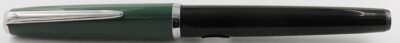 Stylo plume PELIKAN Celluloid noir & vert 1970's