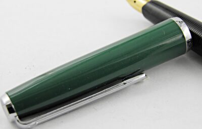 Stylo plume PELIKAN Celluloid noir & vert 1970's – Image 4