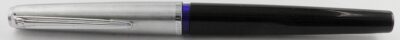 Stylo plume PELIKAN NOIR & ACIER 1970's  Plume flexible