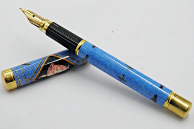 Stylo plume WATERMAN LADY ANASTSIA Laque bleu ciel 1990's – Image 5