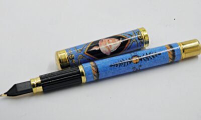 Stylo plume WATERMAN LADY ANASTSIA Laque bleu ciel 1990's – Image 4