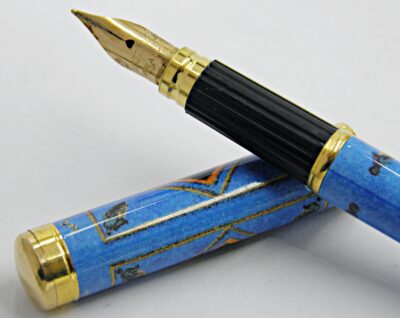 Stylo plume WATERMAN LADY ANASTSIA Laque bleu ciel 1990's – Image 3