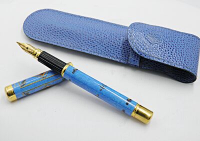 Stylo plume WATERMAN LADY ANASTSIA Laque bleu ciel 1990's – Image 2
