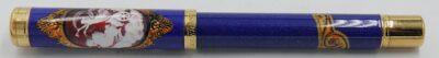 Plume WATERMAN LADY ANASTSIA Laque bleu nuit 1990's plume extra fine