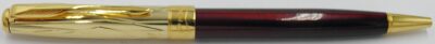 Stylo bille PARKER SONNET résine rouge translucide