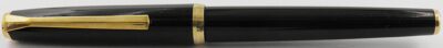 Stylo plume PELIKAN Celluloïd noir 1970's  Rolled gold