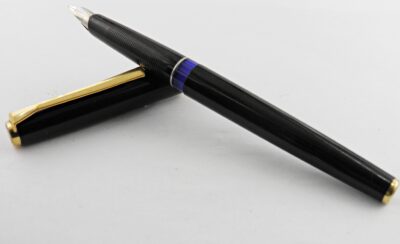 Stylo plume PELIKAN Celluloïd noir 1970's  Rolled gold – Image 3