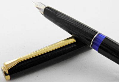 Stylo plume PELIKAN Celluloïd noir 1970's  Rolled gold – Image 2