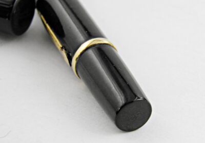 Plume WATERMAN 52 Ebonite noire lisse 1920's Flexible – Image 2