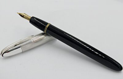 Superbe stylo plume Anonyme Capuchon argent massif 1940's – Image 4