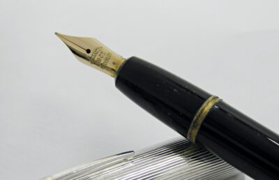 Superbe stylo plume Anonyme Capuchon argent massif 1940's – Image 2