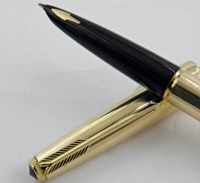 Stylo plume PARKER 61 plaqué or  1970's État Neuf – Image 3