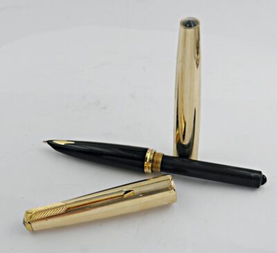 Stylo plume PARKER 61 plaqué or  1970's État Neuf – Image 2