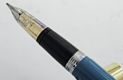 Stylo plume SHEAFFER'S CREST celluloid bleu turquoise 1950's – Image 4