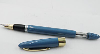 Stylo plume SHEAFFER'S CREST celluloid bleu turquoise 1950's – Image 2