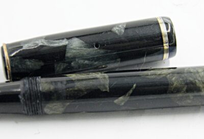 Stylo plume PARKER PREMIERE Noir Bleu Gris 1930's – Image 4