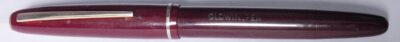 Stylo plume OLDWIN PEN 1950's celluloid bordeaux