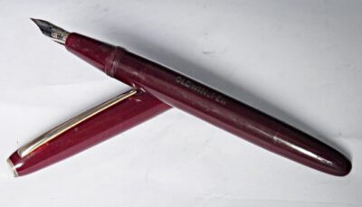 Stylo plume OLDWIN PEN 1950's celluloid bordeaux – Image 6